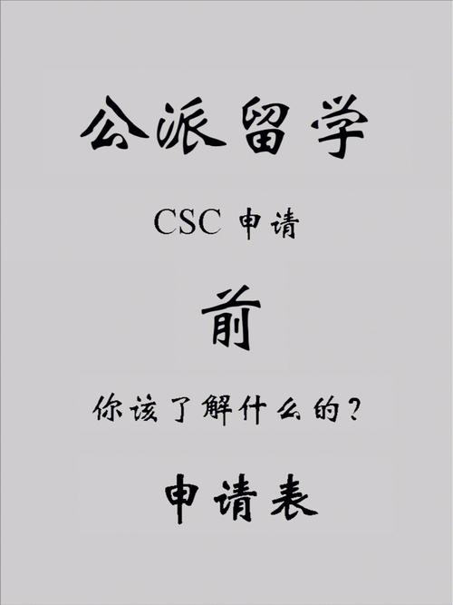 csc公派留学申请条件(CSC公派留学申请要求，如何符合条件？)