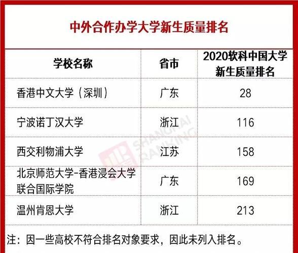 国内最好的中外合作办学排名(国内最优秀的中外合作办学排名榜单)