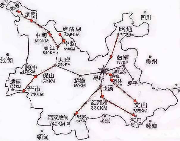 云南旅游景点线路图(云南旅游景点大揭秘！50个精品路线全攻略！)