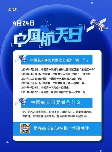 中国航天日(今天是中国航天日，祝愿中国航天继续创造辉煌成就)