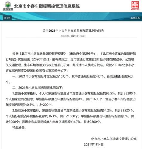 北京小汽车指标(北京小客车限购政策再升级，指标申请难度增加)